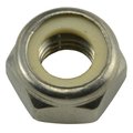 Midwest Fastener Nylon Insert Lock Nut, M10-1.50, A2 Stainless Steel, Not Graded, 4 PK 75665